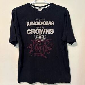 Ecko Unlimited T-Shirt Men’s XL Logo Kingdoms Crowns Hip Hop Retro Y2K Casual